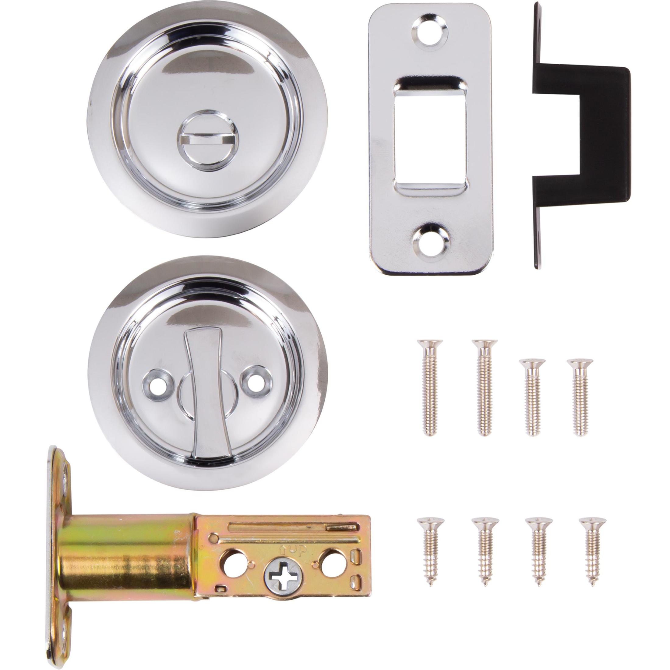 Round Pocket Door Lock Privacy