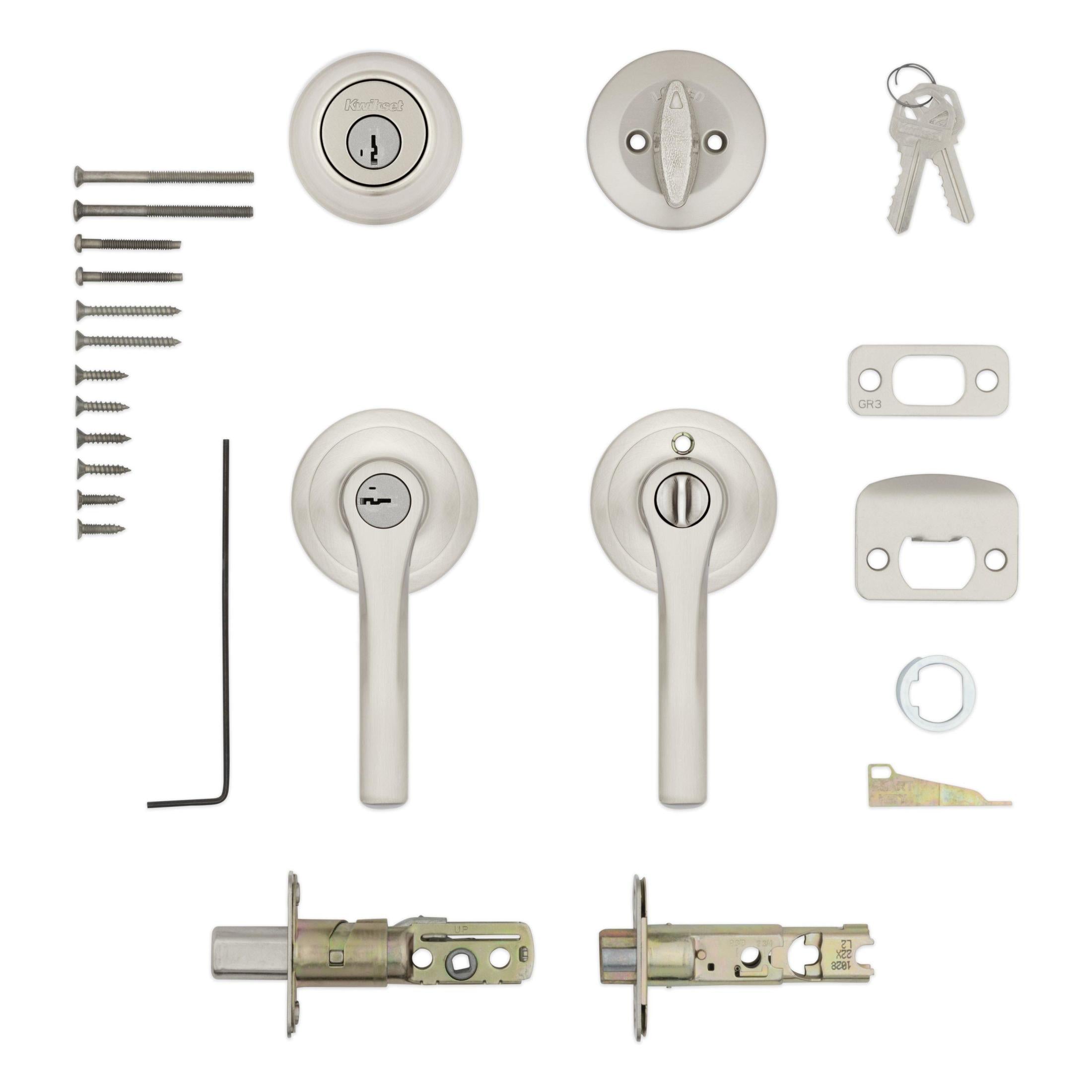 690HYL 15 SMT CP K6 Henley Combo Pack - Satin Nickel
