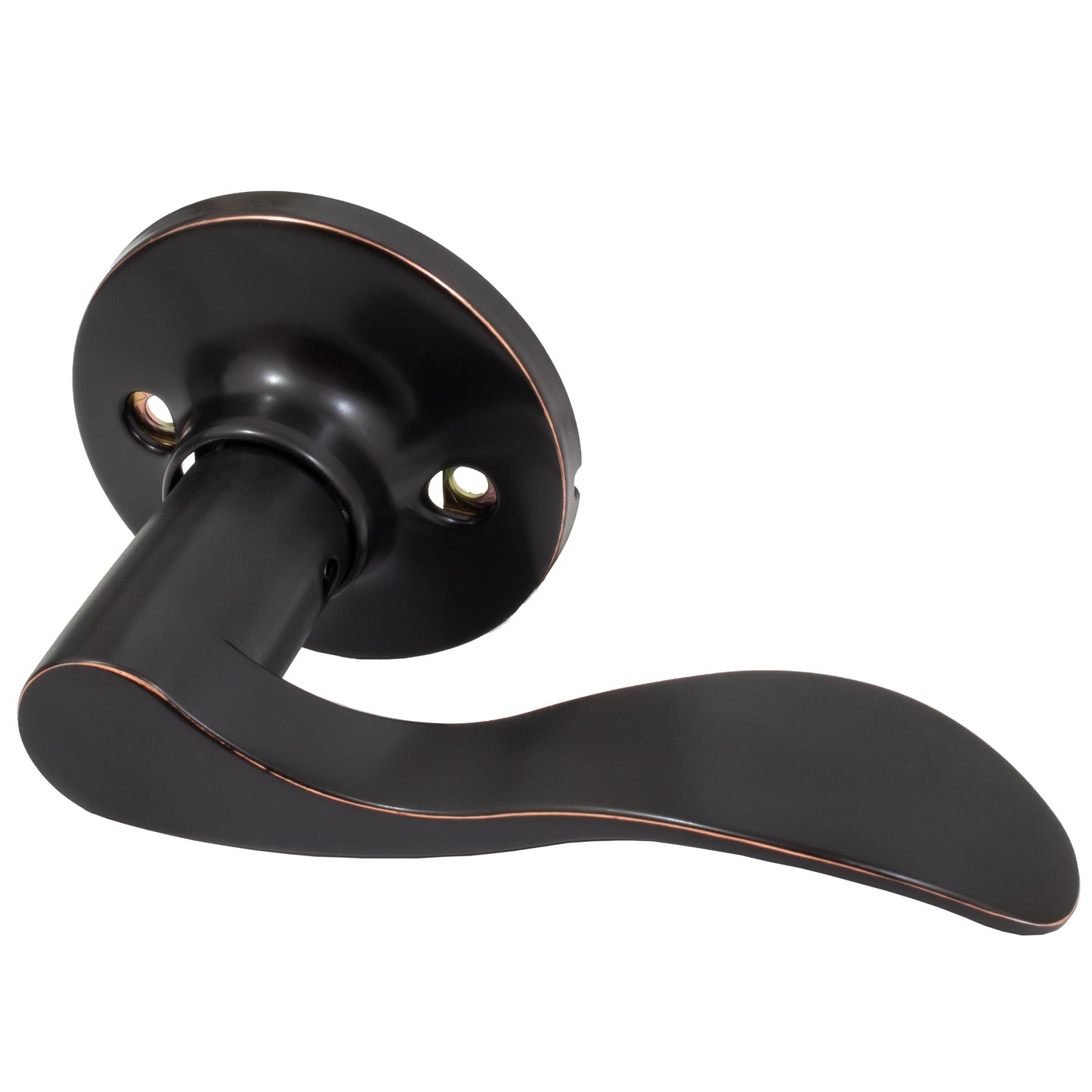 Stone Harbor Hardware Beaverton Door Lever, Dummy (Non-Turning) Latch, Right-Handed, Vintage Bronze