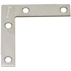 National Hardware - V117 2-1/2" x 1/2" Corner Plate - 4 Per Pack