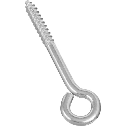 National Mfg. N220665 1/4" x 3-3/4" Lag Screw Eye Bolt
