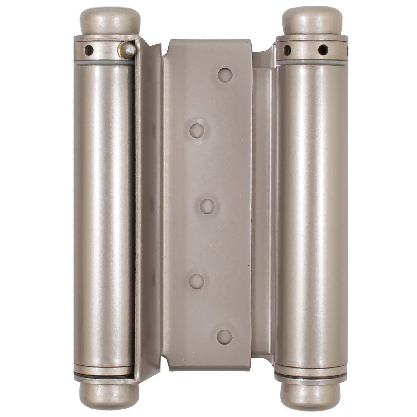 Stone Harbor Hardware Heavy-Duty Double Acting Spring Hinge, 5 Inches, Fits Doors 1-1/8" to 1-3/8" Thick, 1-Pack, Satin Nickel