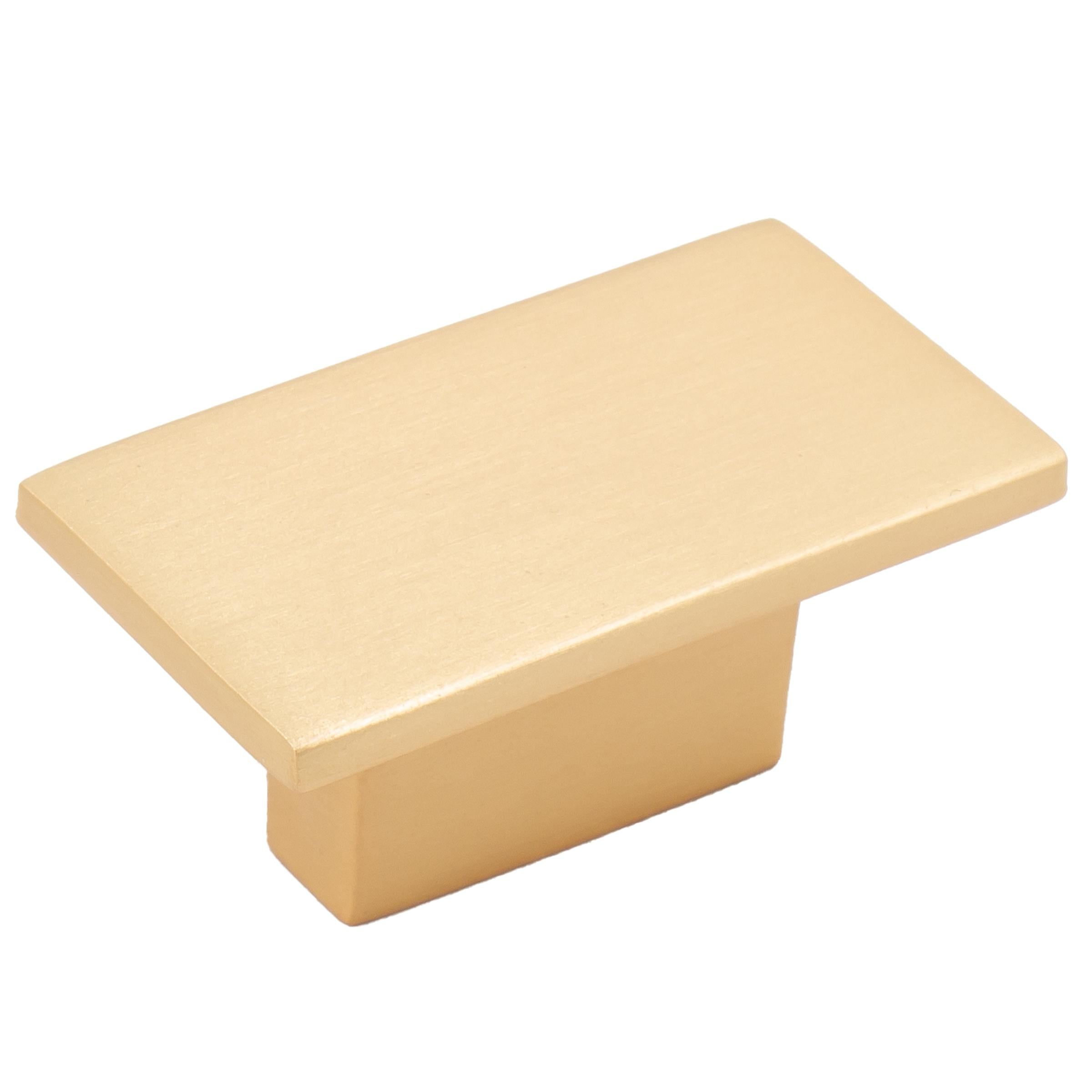 Stone Harbor Hardware Mesa Cabinet Mini Pull, Satin Brass