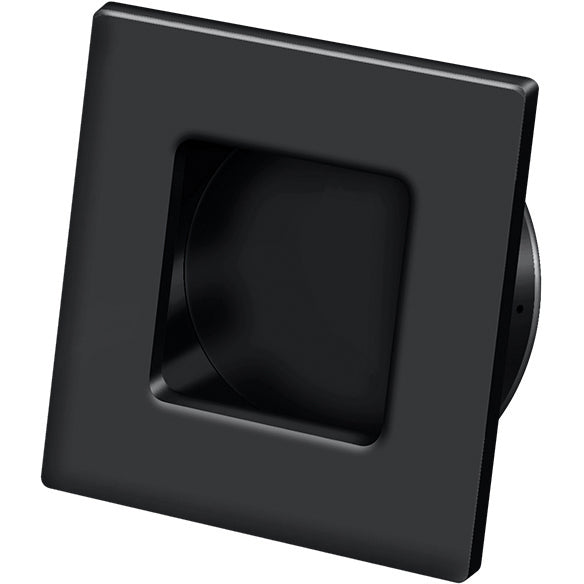 FPS234U19 2-3/4" Square Heavy-Duty Flush Pull - Matte Black