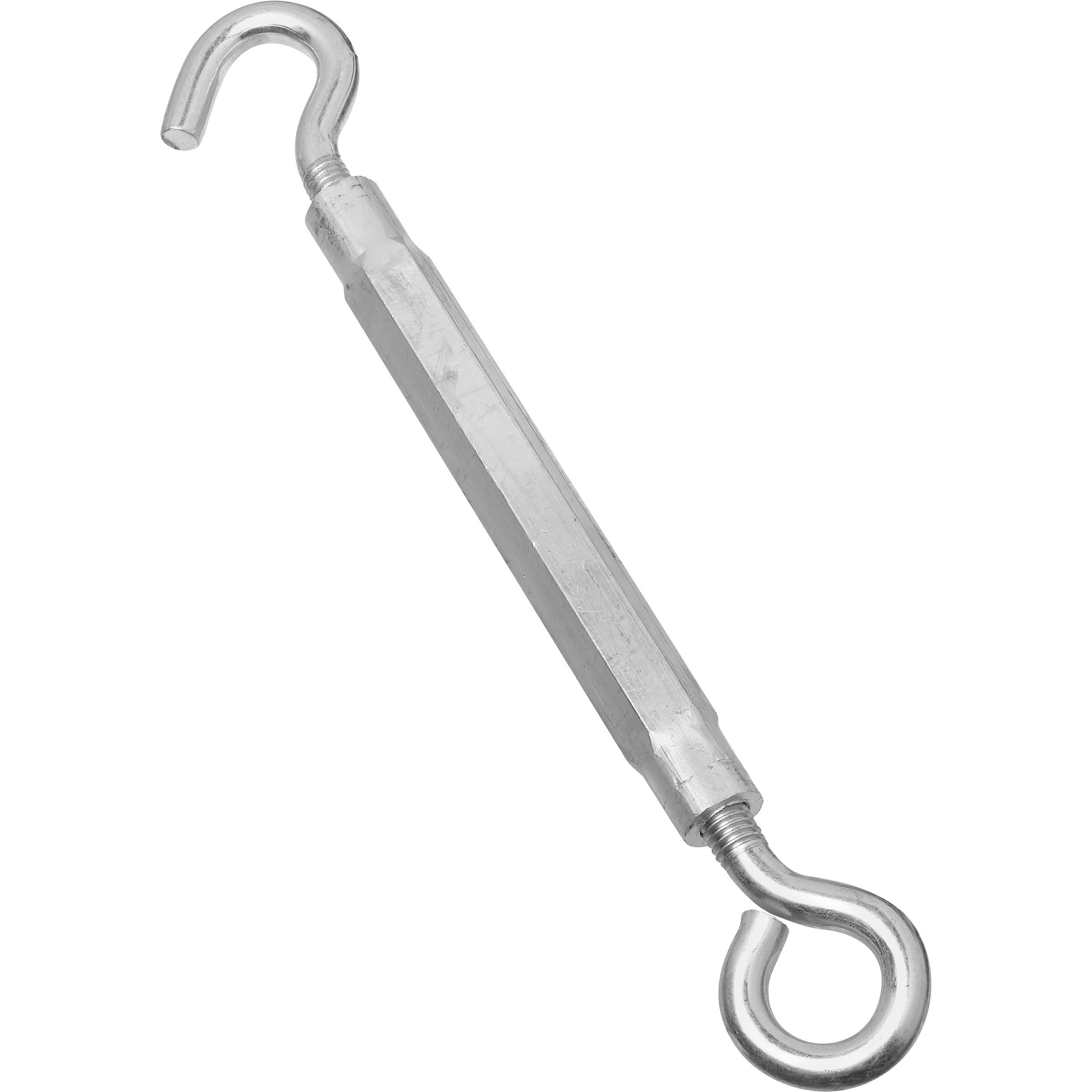 2172BC 1/2" x 17" Hook / Eye Turnbuckle - Zinc Plated