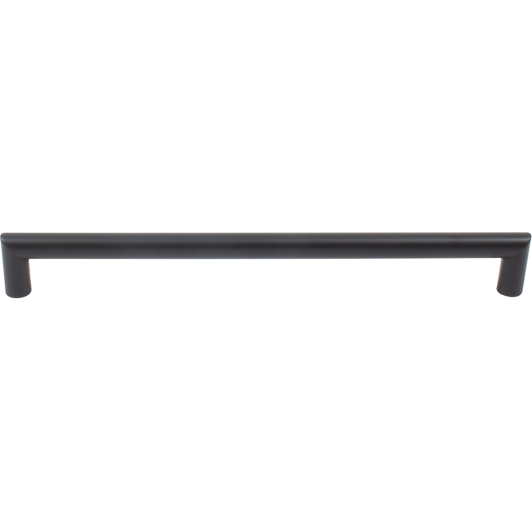 Stone Harbor Hardware Contemporary Round Cabinet Pull, 224 Millimeters, Zinc Base Material, Matte Black