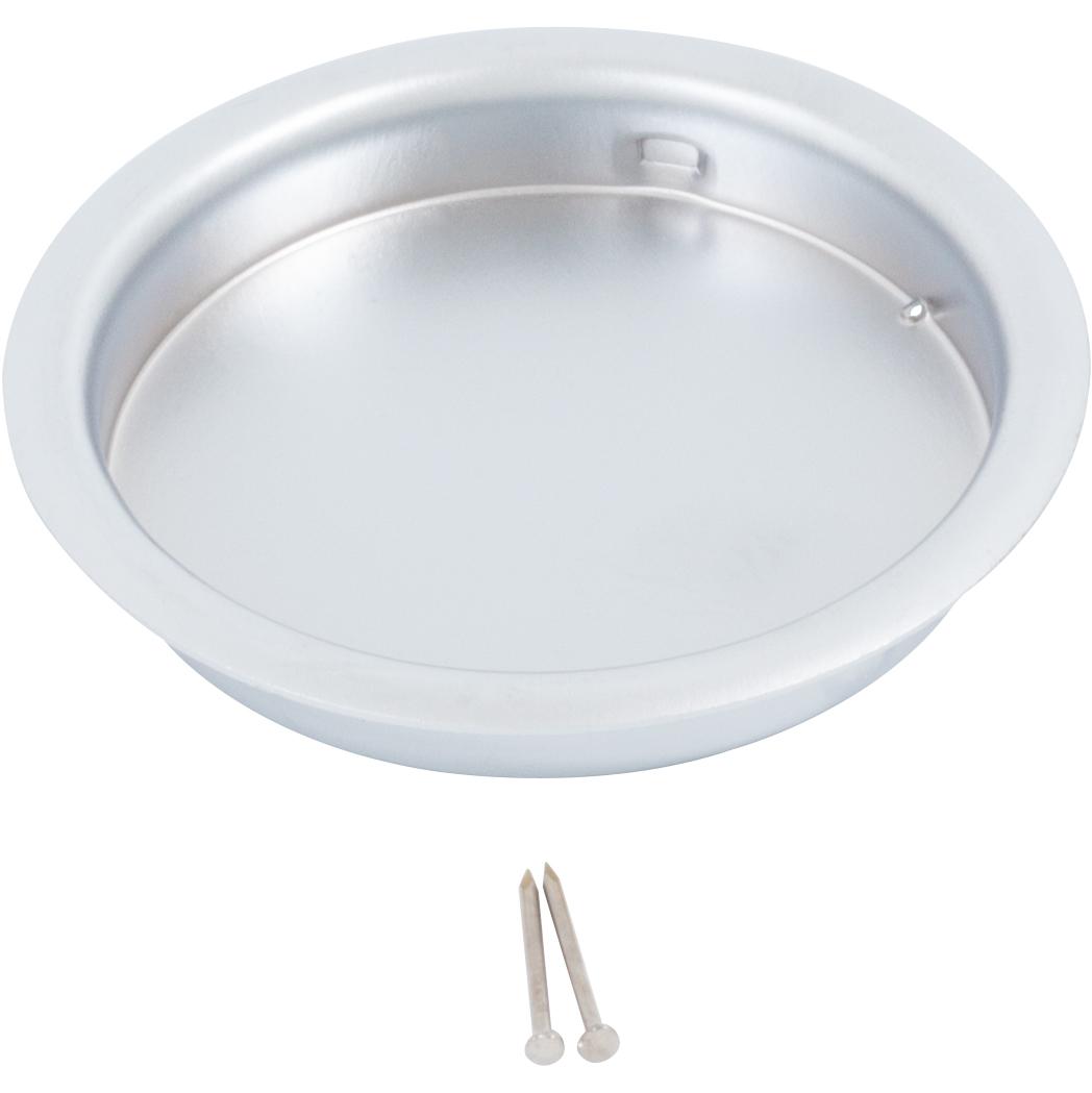 Stone Harbor Hardware Flush Door Pull, 2-1/8 Inches, Satin Chrome