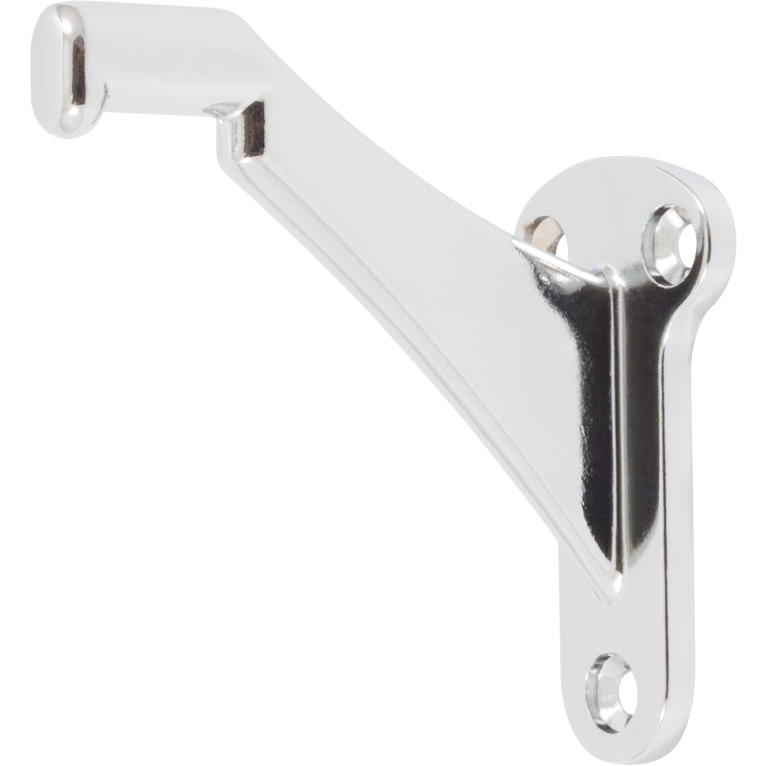 Stone Harbor Hardware Heavy-Duty Handrail Bracket, Polished Chrome