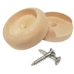 Stone Harbor Hardware Wooden Pole Socket, Fits Poles up to 1-3/8" Diameter, Birch Wood