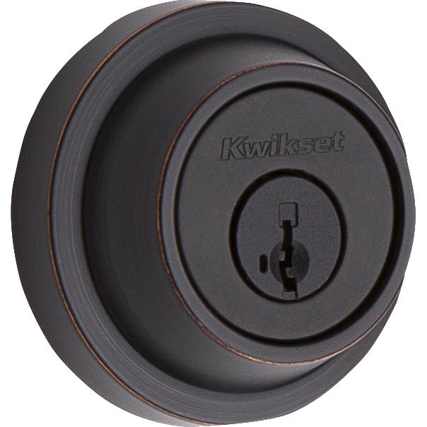 Kwikset Contemporary Single Cylinder Deadbolt Featuring Smartkey