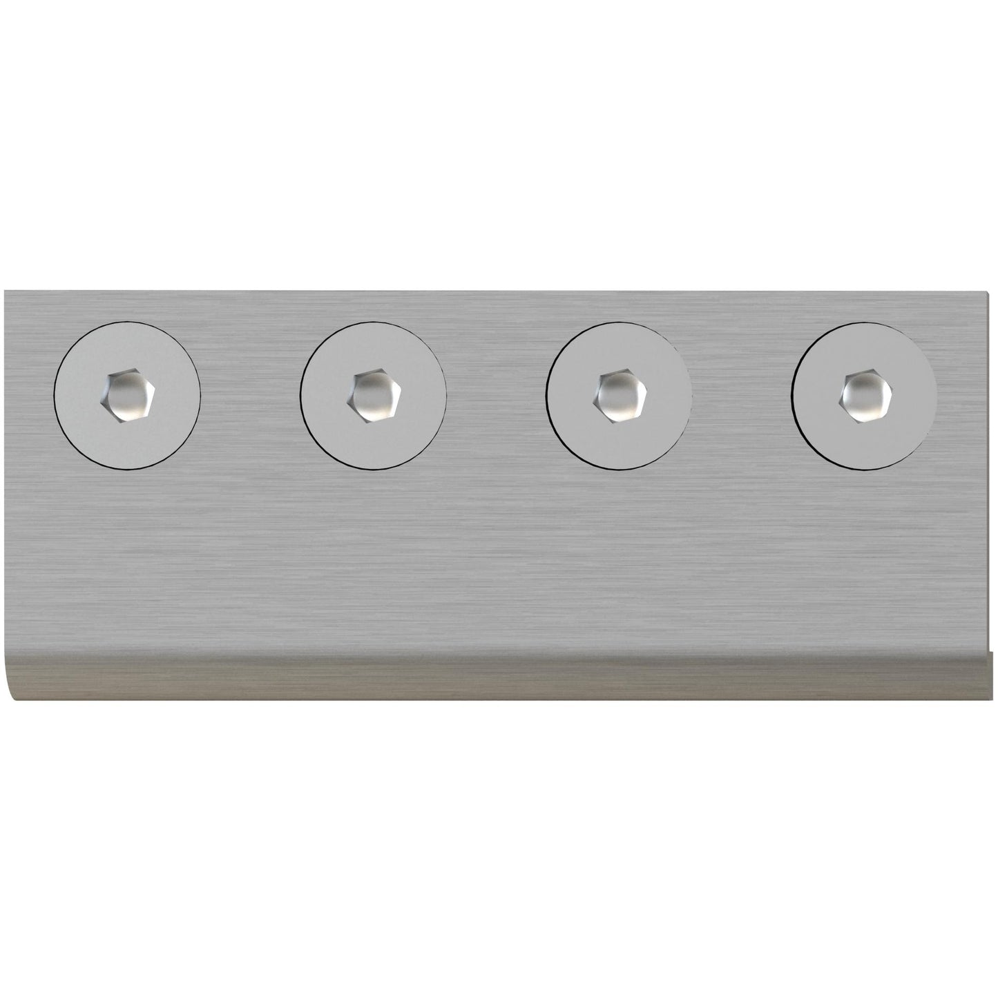 Stone Harbor Hardware Converging Plate for Flat Track Sliding Door Sets, Satin Nickel