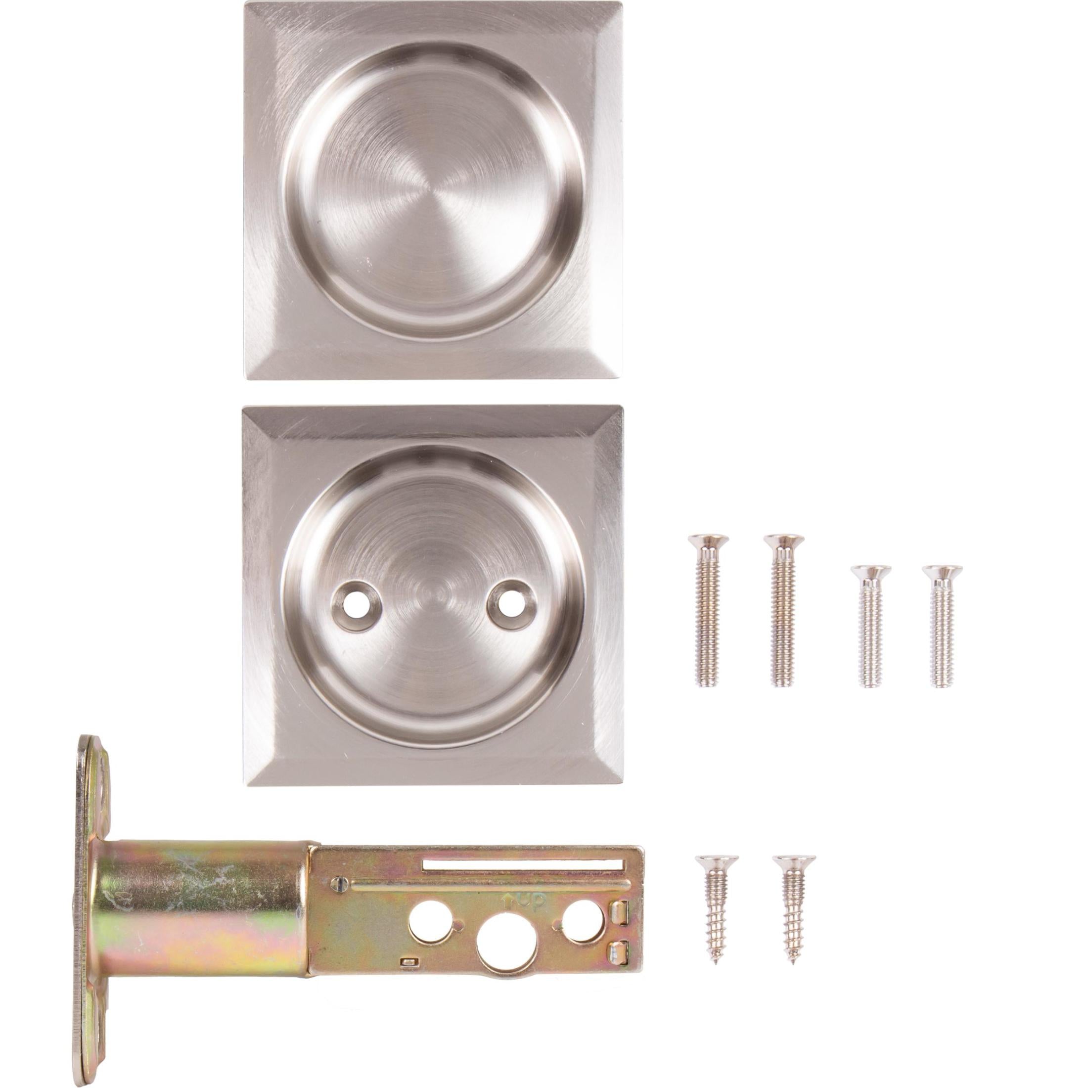 Contemporary Square Pocket Door Lock Passage
