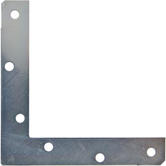SP117BC 6" x 1" Corner Plate - Zinc Plated