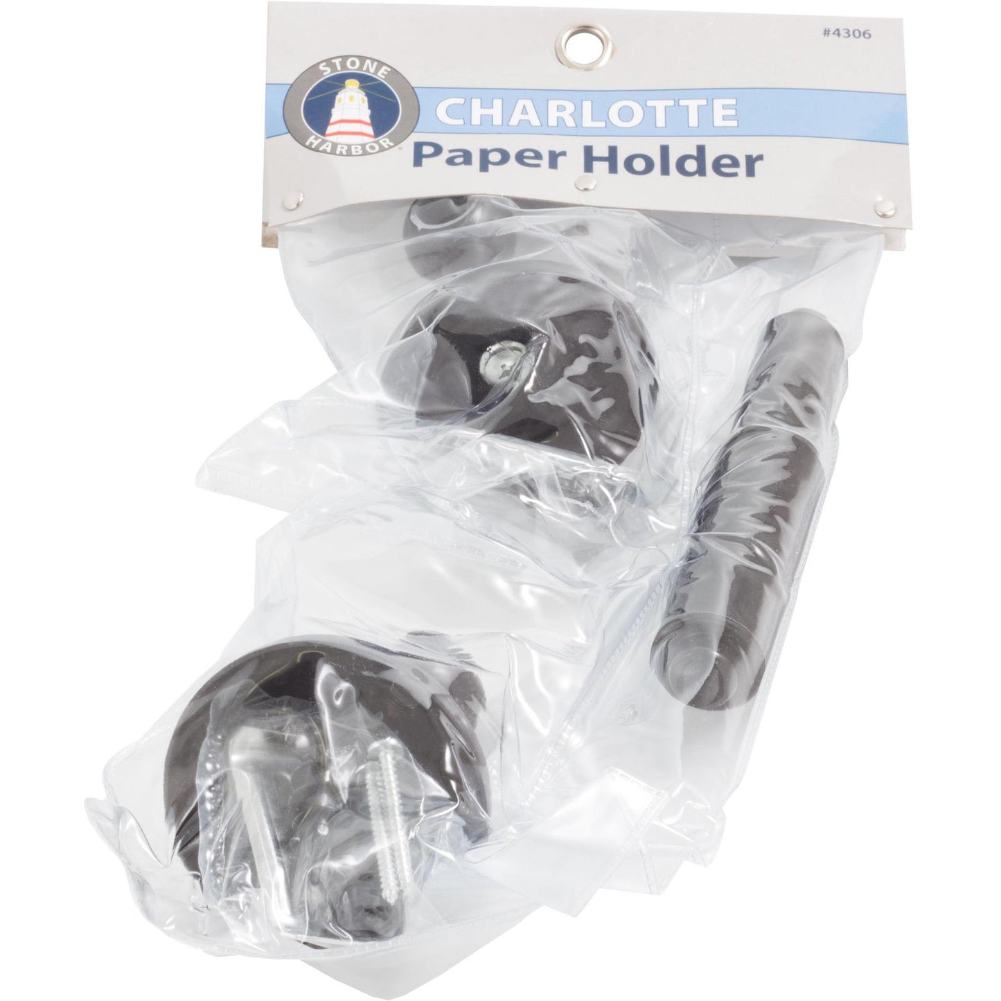 Stone Harbor Hardware Charlotte Paper Holder, Vintage Bronze