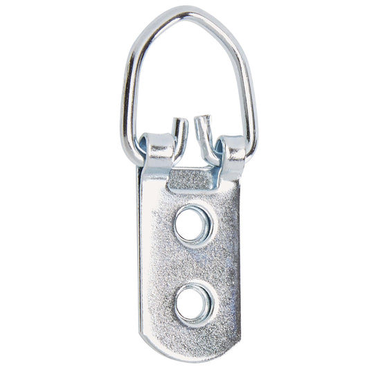 V2527-L2-7/32" D-Ring Hangers, 2/pk - Zinc