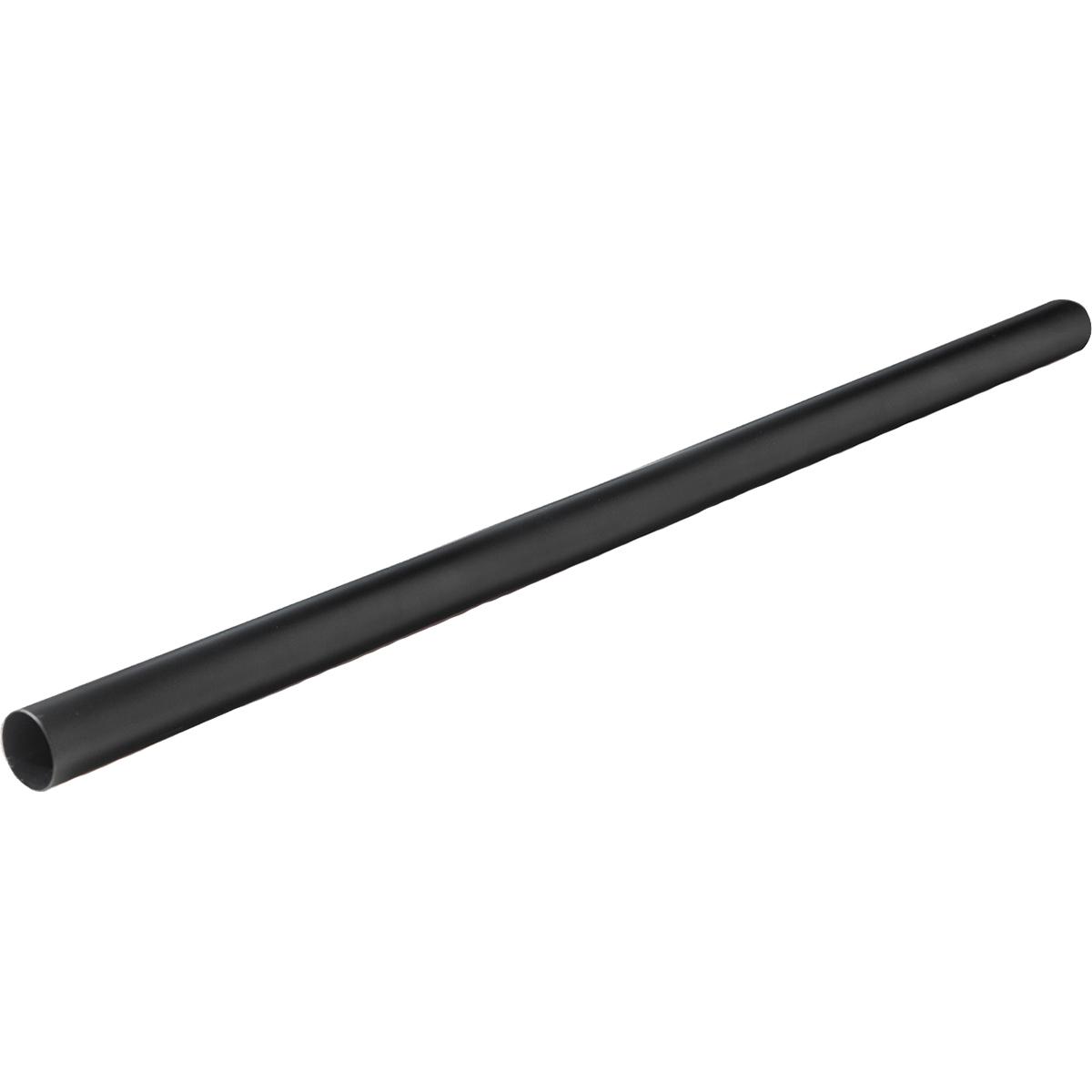 5' Straight Stainless Steel Shower Rod - Matte Black
