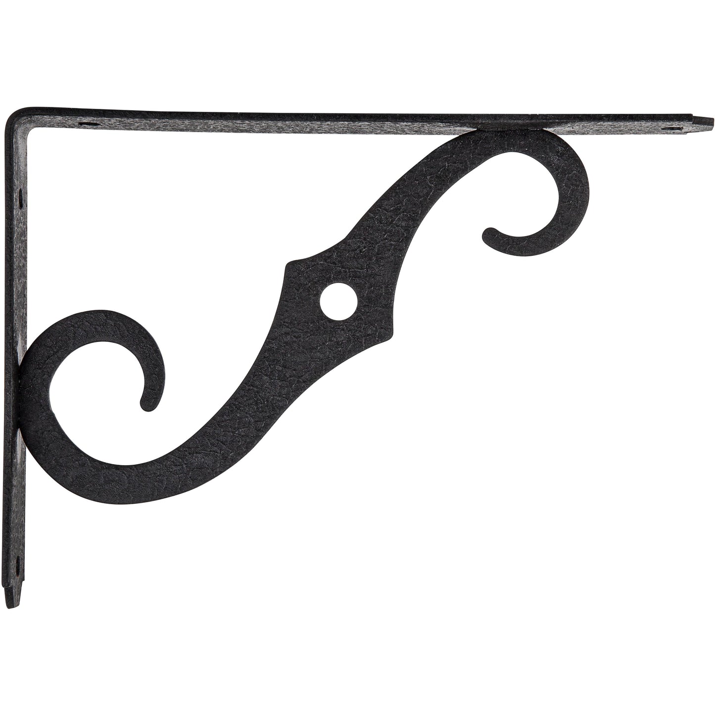 152BC 8" x 5-1/2" Ornamental Shelf Bracket - Antique Black