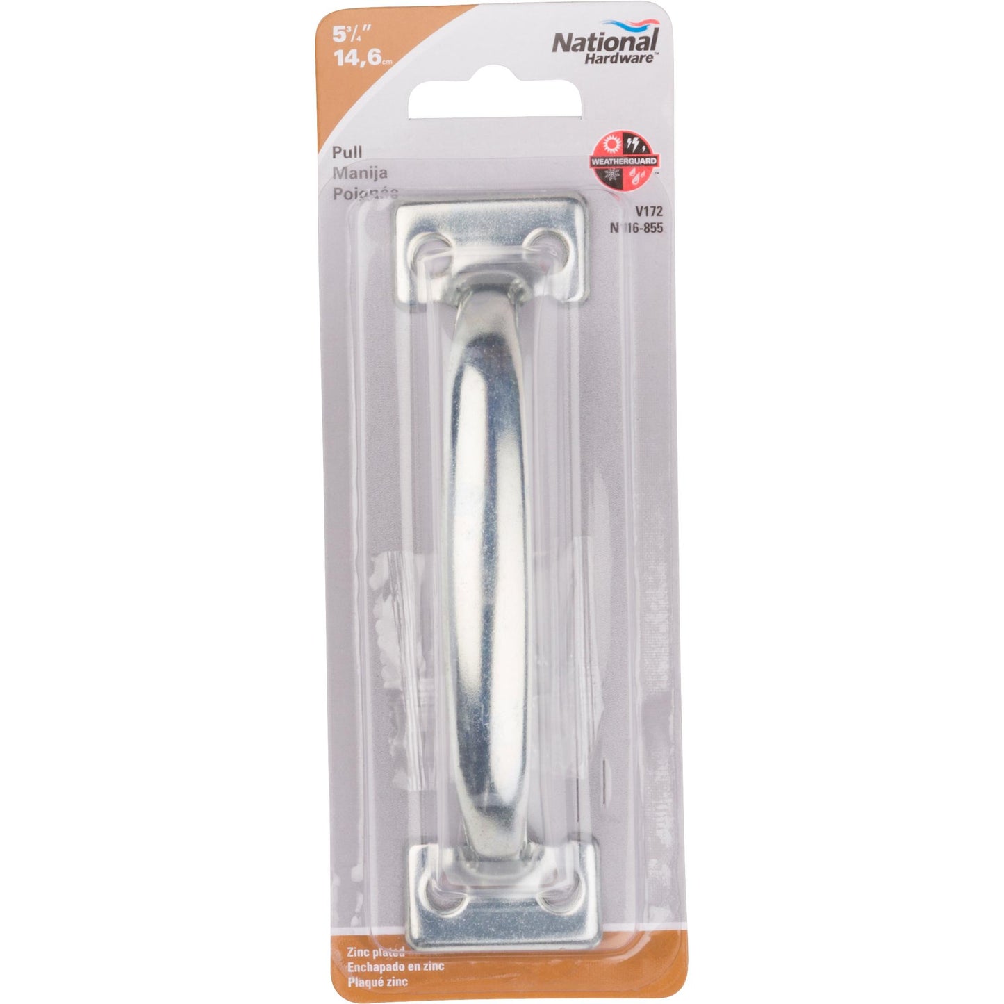 National Hardware - V172 5-3/4" Pull - Zinc Plated