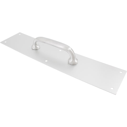 Stone Harbor Hardware Pull Plate, 3-1/2" x 15", Satin Aluminum