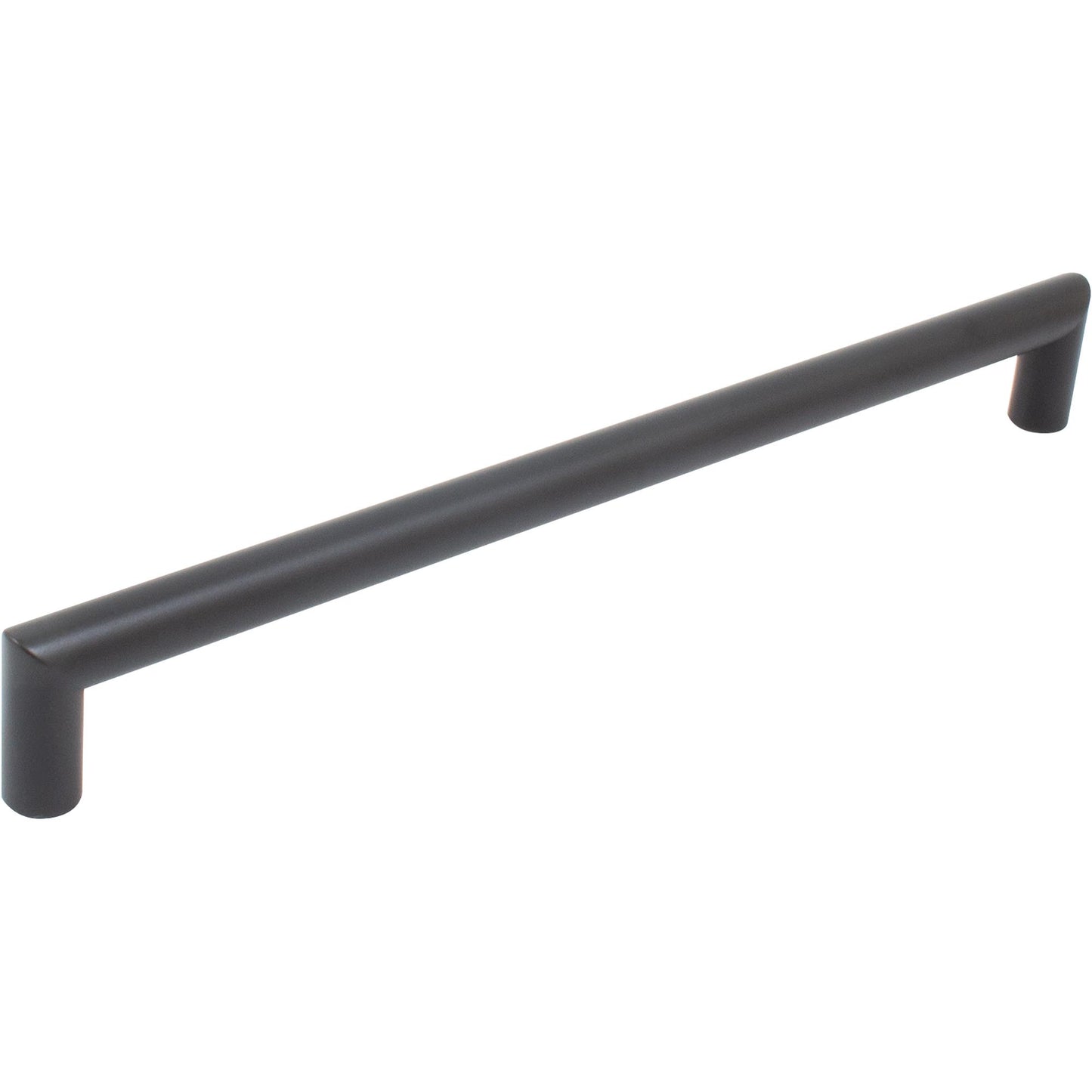 Stone Harbor Hardware Contemporary Round Cabinet Pull, 224 Millimeters, Zinc Base Material, Matte Black