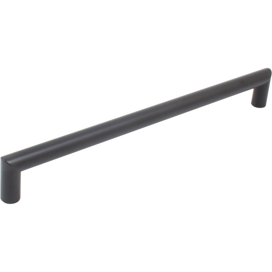 Stone Harbor Hardware Contemporary Round Cabinet Pull, 224 Millimeters, Zinc Base Material, Matte Black