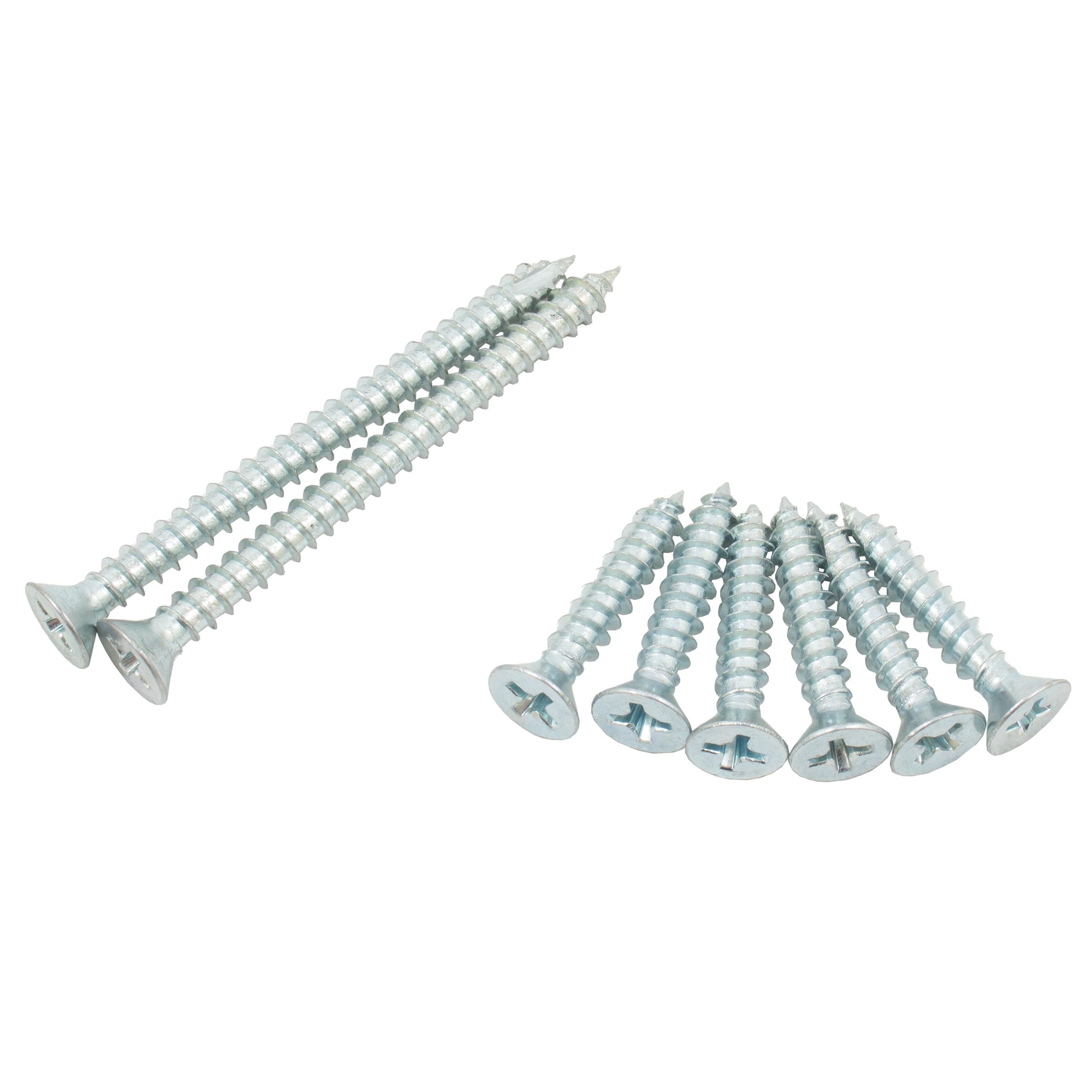 Large Door Screw Pack, #9 x 2-1/4" (2-Pack) and #9 x 1" (6-Pack)
