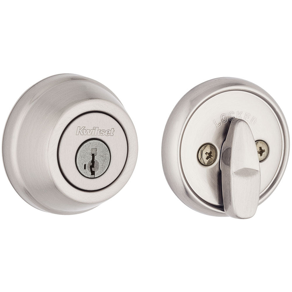782 15 SMT SCAL SCS UL K3 1-Cyl Deadbolt - Satin Nickel