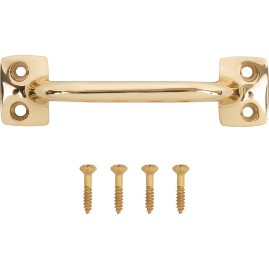 026 B3 4" Solid Brass Bar Window Lift - Polished Brass