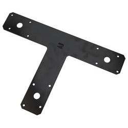 1162BC 12" x 8" x 1/8" T-Plate - Black