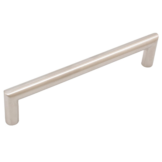 Stone Harbor Hardware Contemporary Round Cabinet Pull, 128 Millimeters, Stainless Steel Base Material, Satin Stainless Steel