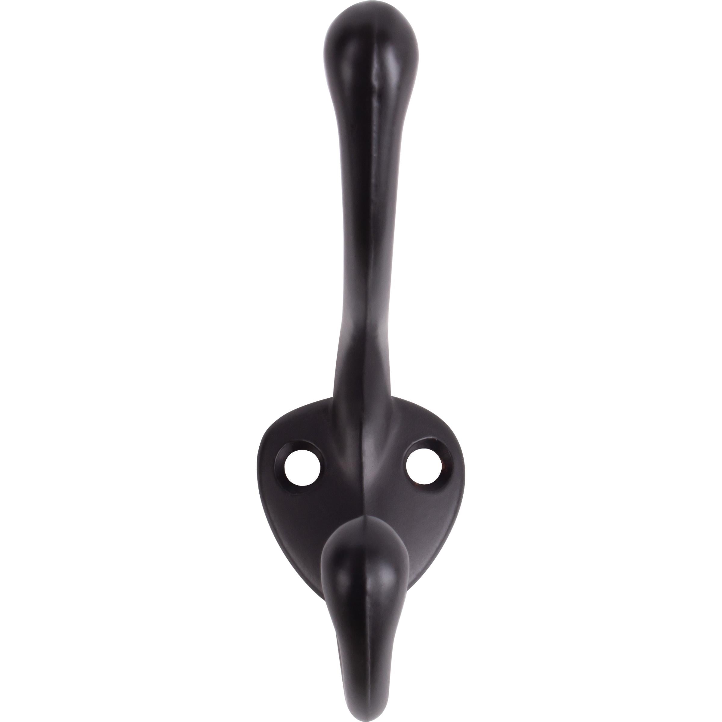 Stone Harbor Hardware Coat & Hat Hook, 3-1/2" High, 2-1/4" Projection, Oil-Rubbed Bronze