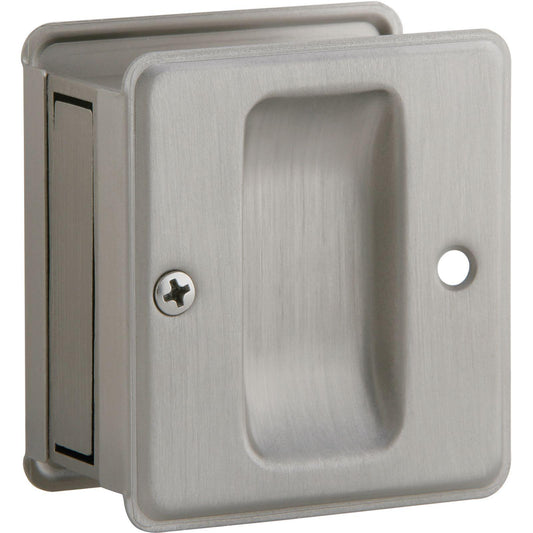 990A15 Pocket Door Lock Passage - Satin Nickel
