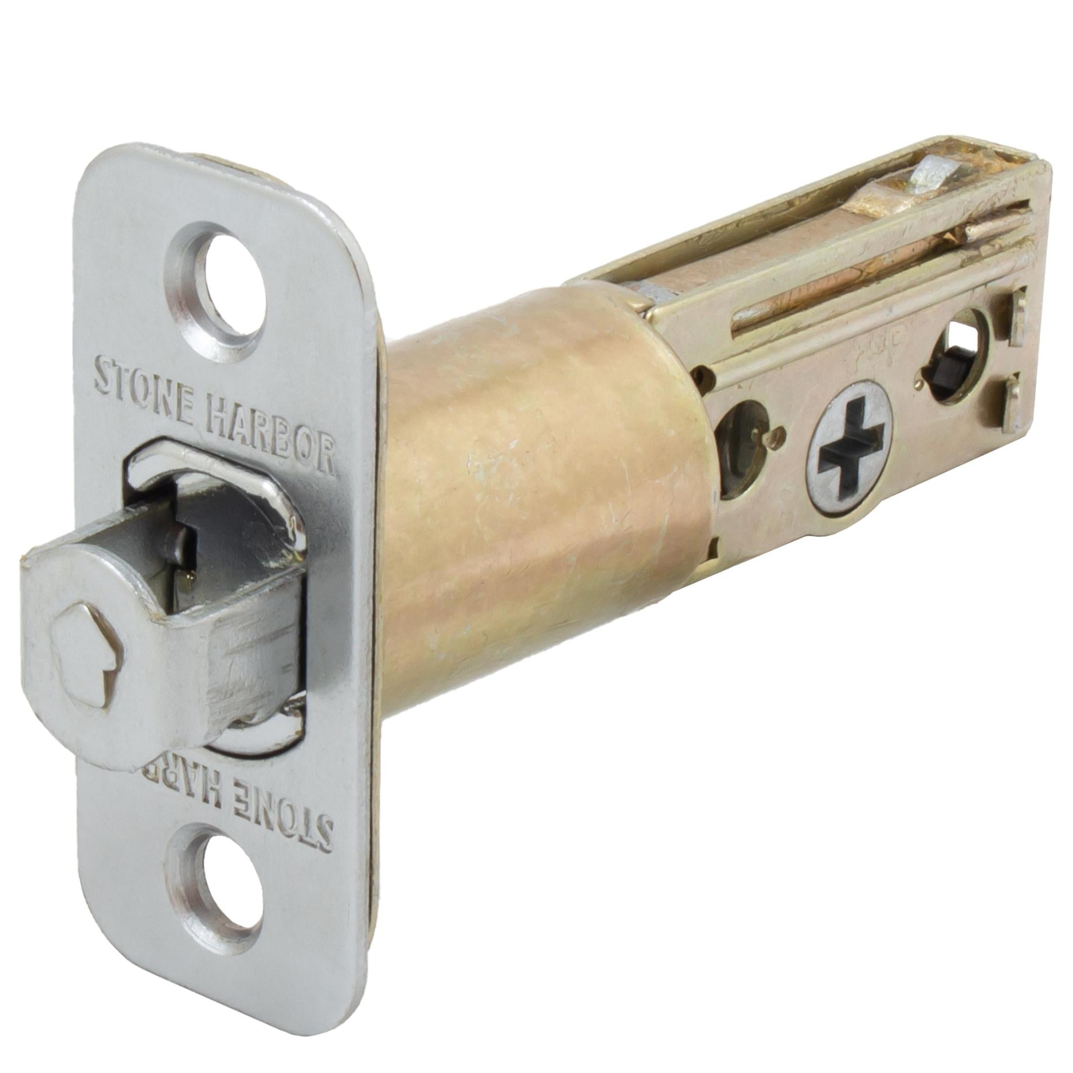 Latch for Round Pocket Door Locks, Privacy (Bed/Bath), 2-3/8 Inches