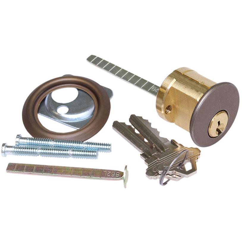 R118SC10BA2 1-1/8" Rim Cylinder SC K2 - Oil-Rubbed Bronze