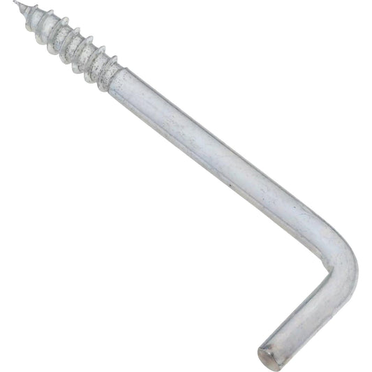 V2030 #104 3-1/16" Square Bend Hook 2/pk - Zinc Plated