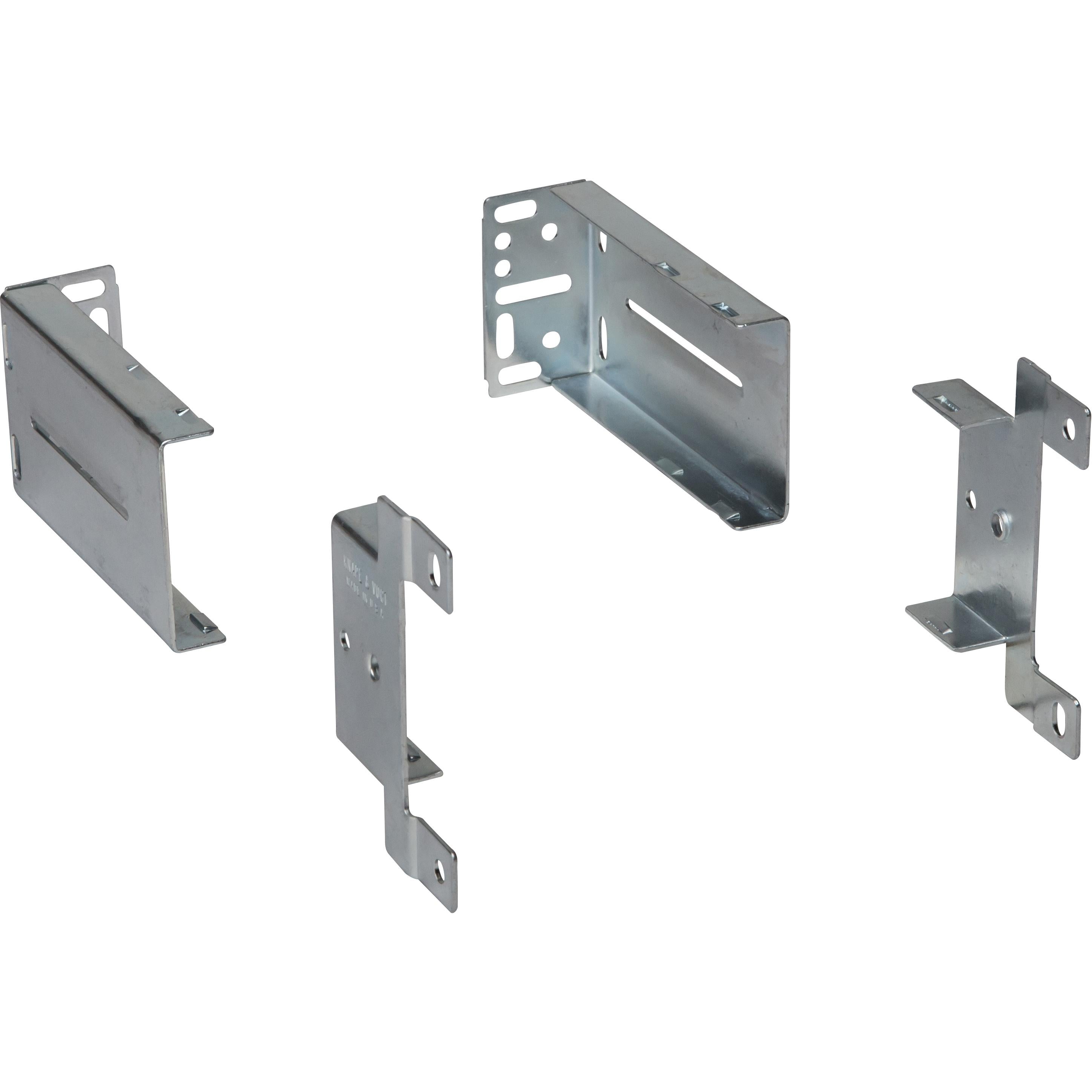 Kv Face Frame Mounting Bracket Anochrome (Single) by Knape & Vogt