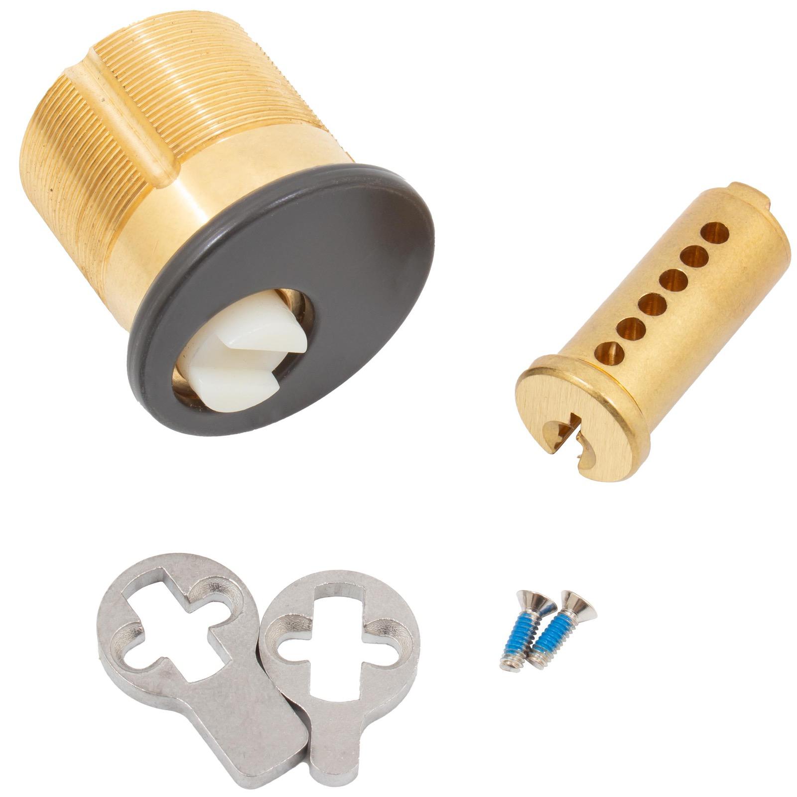 M114G2310BATNK-6 1-1/4" Mortise Cylinder C123 with AR / ST Cams - Oil-Rubbed Bronze