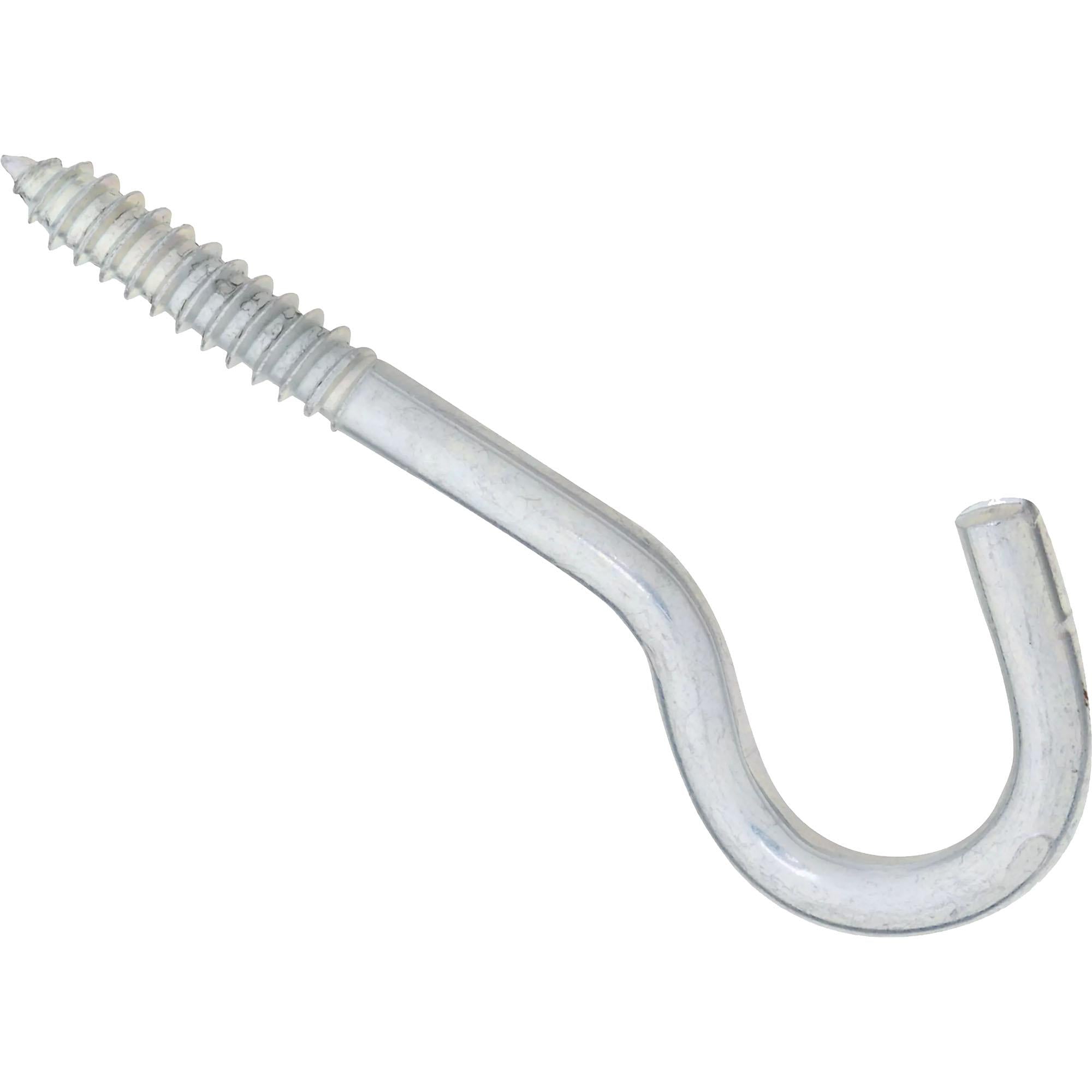 2156BC 5/16" x 4-1/2" Screw Hook - Zinc Plated