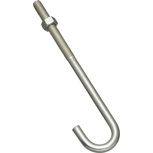 National Hardware - 2195BC 3/8” x 7” J-Bolt - Zinc Plated