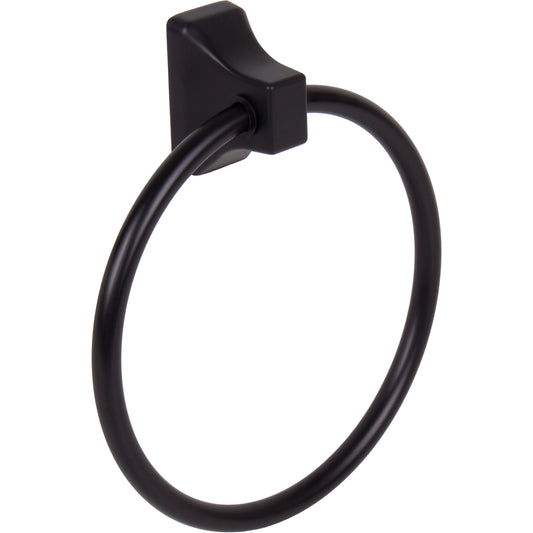 Lakewood Towel Ring - Matte Black