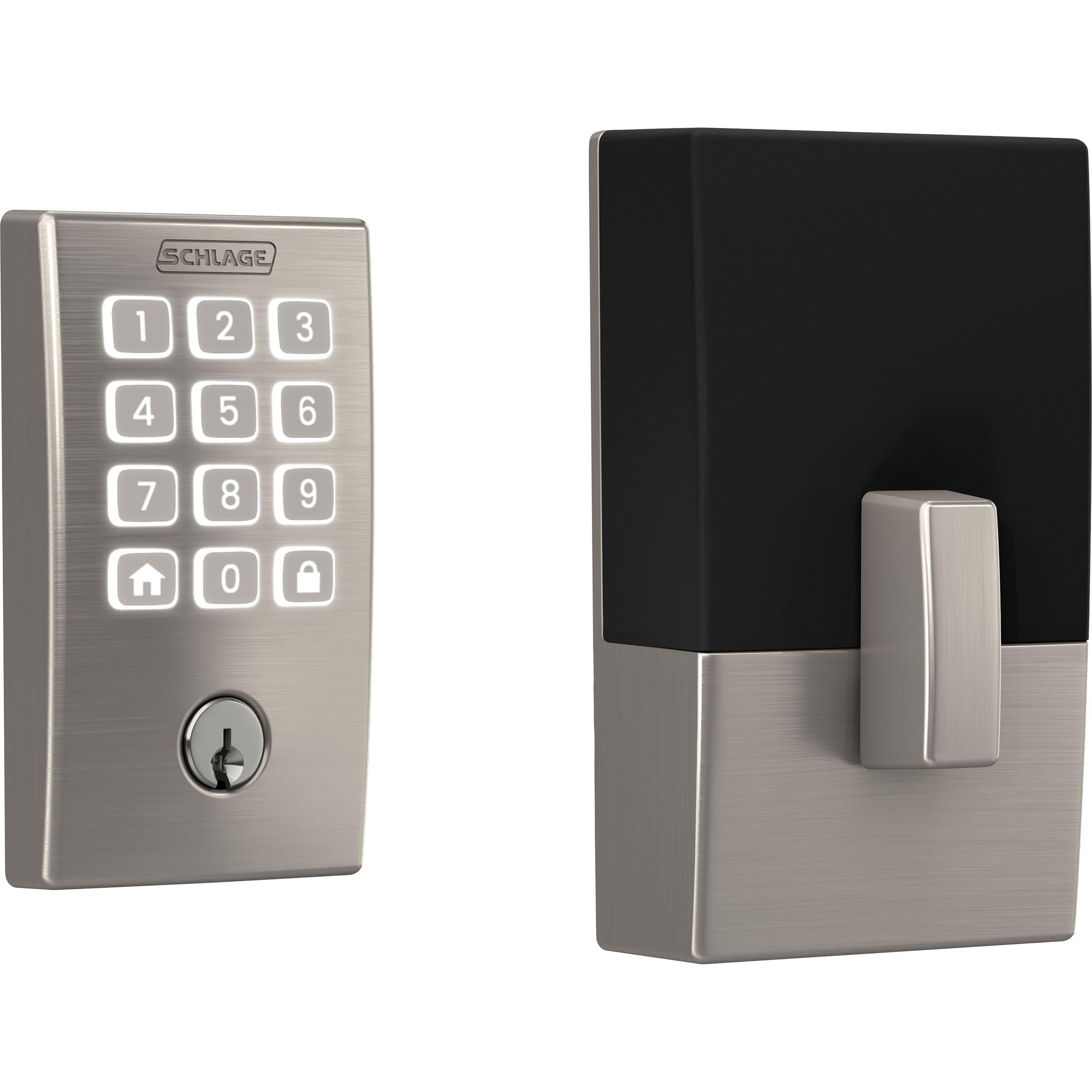 Schlage Arrive Smart WiFi Deadbolt with Century Trim in Satin Nickel