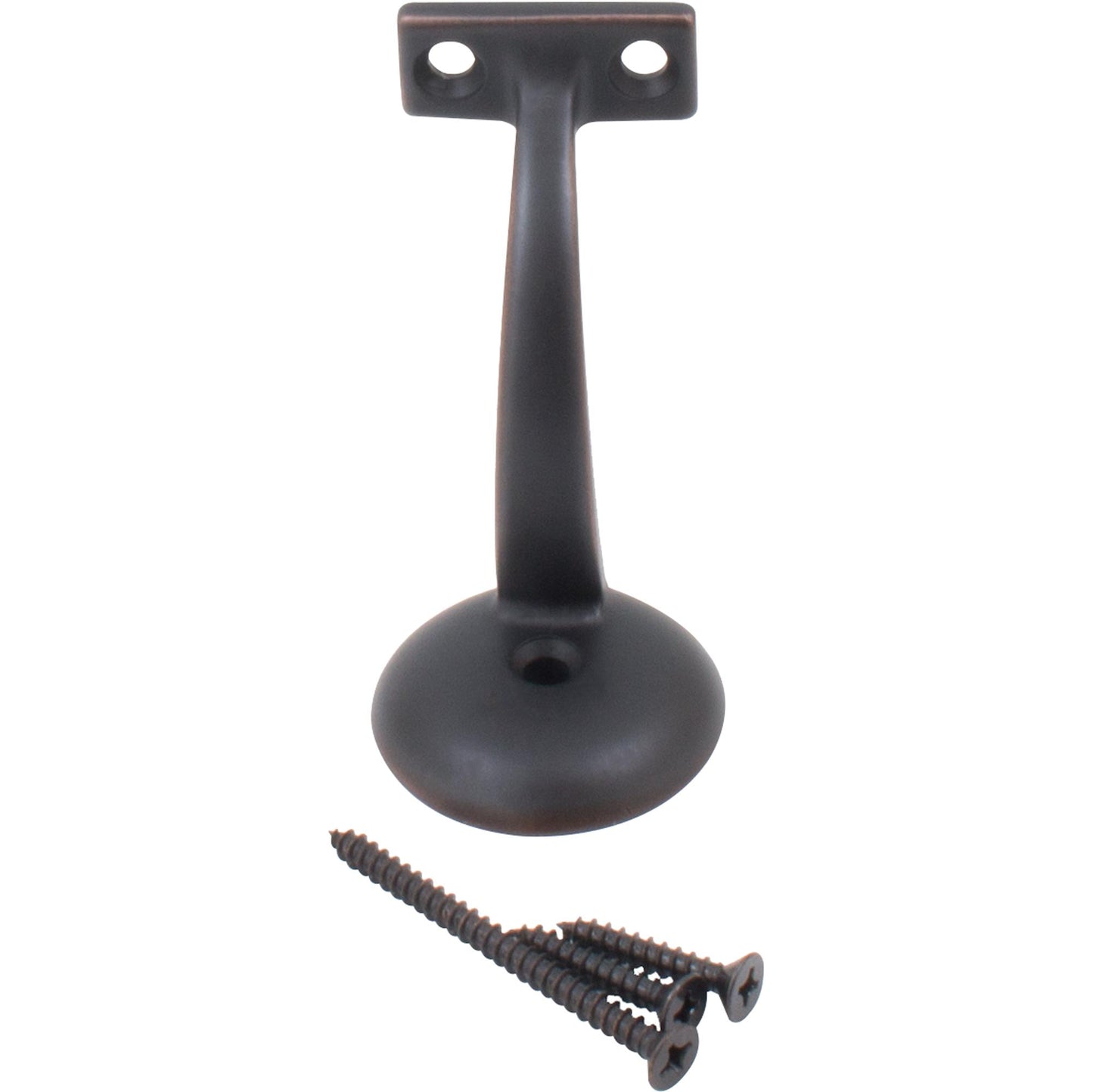 Stone Harbor Hardware Heavy-Duty Extended Handrail Bracket, Vintage Bronze