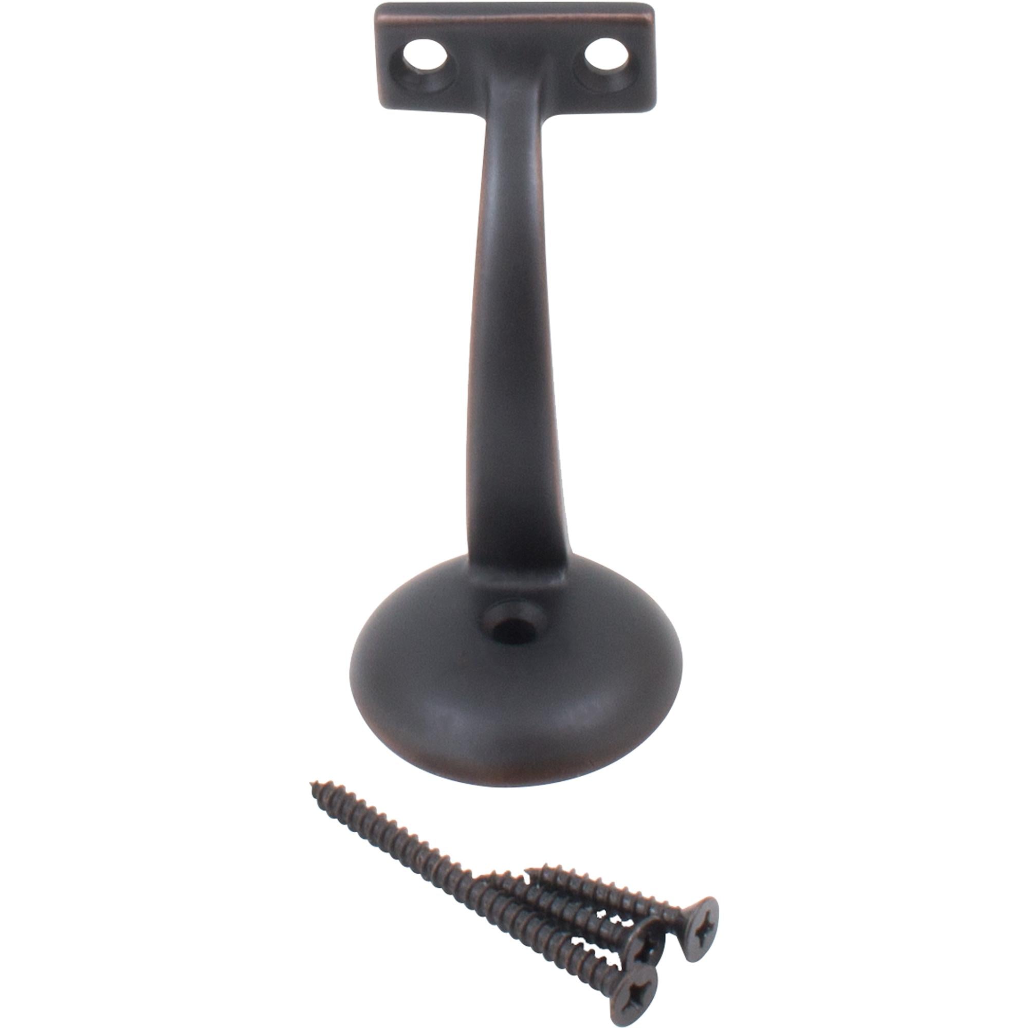 Stone Harbor Hardware Heavy-Duty Extended Handrail Bracket, Vintage Bronze