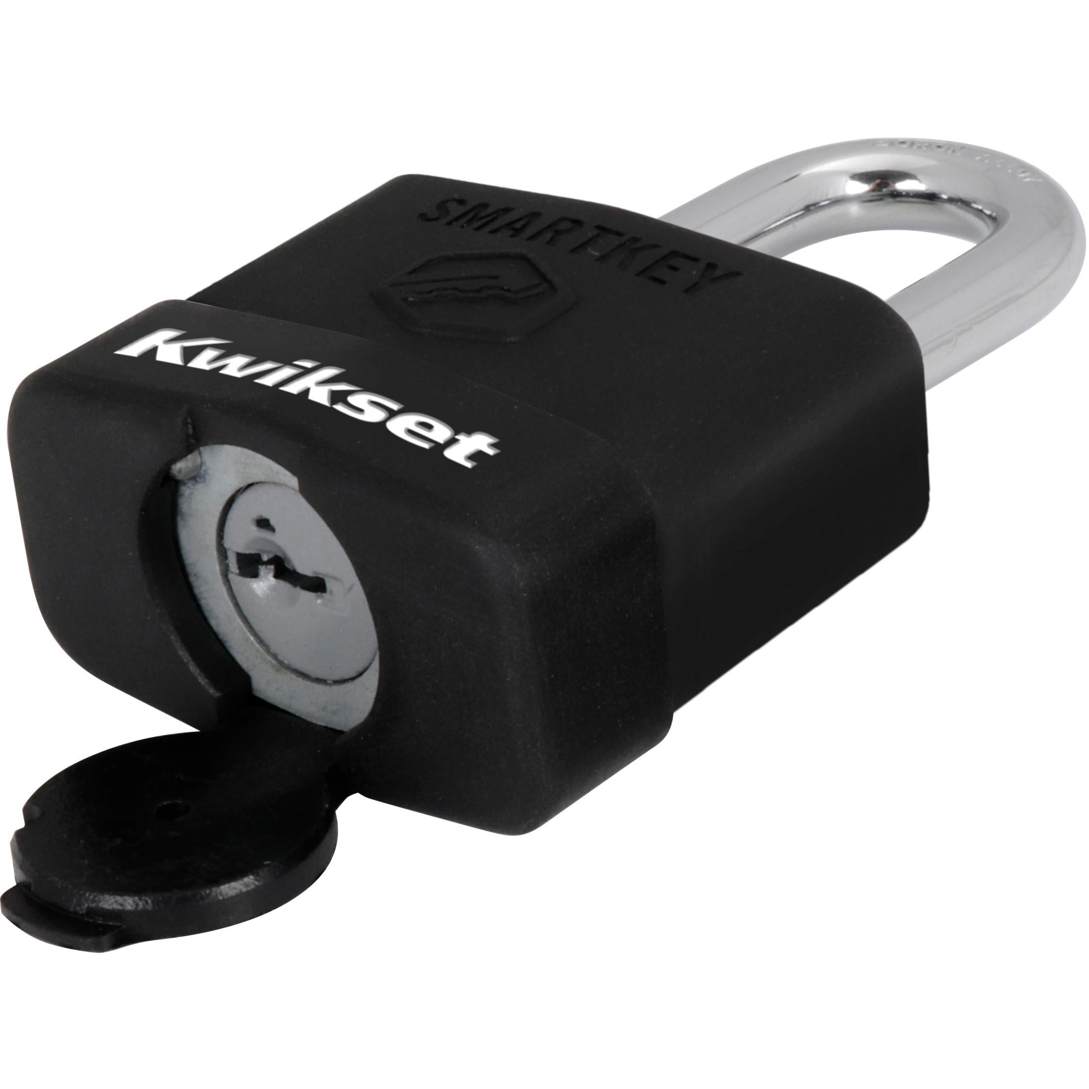Kwikset 2" Padlock SMT KA with Cover and 1-1/2" Shackle, 2-Pack