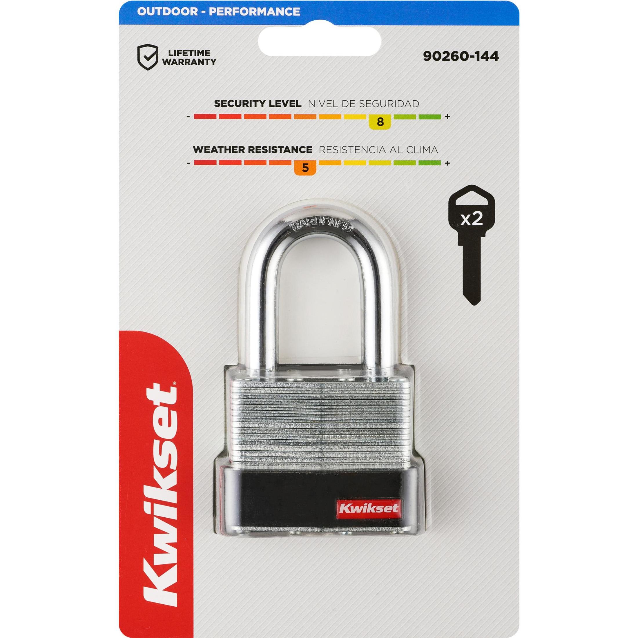 Kwikset 2" Laminated Padlock with 1-1/2" Shackle