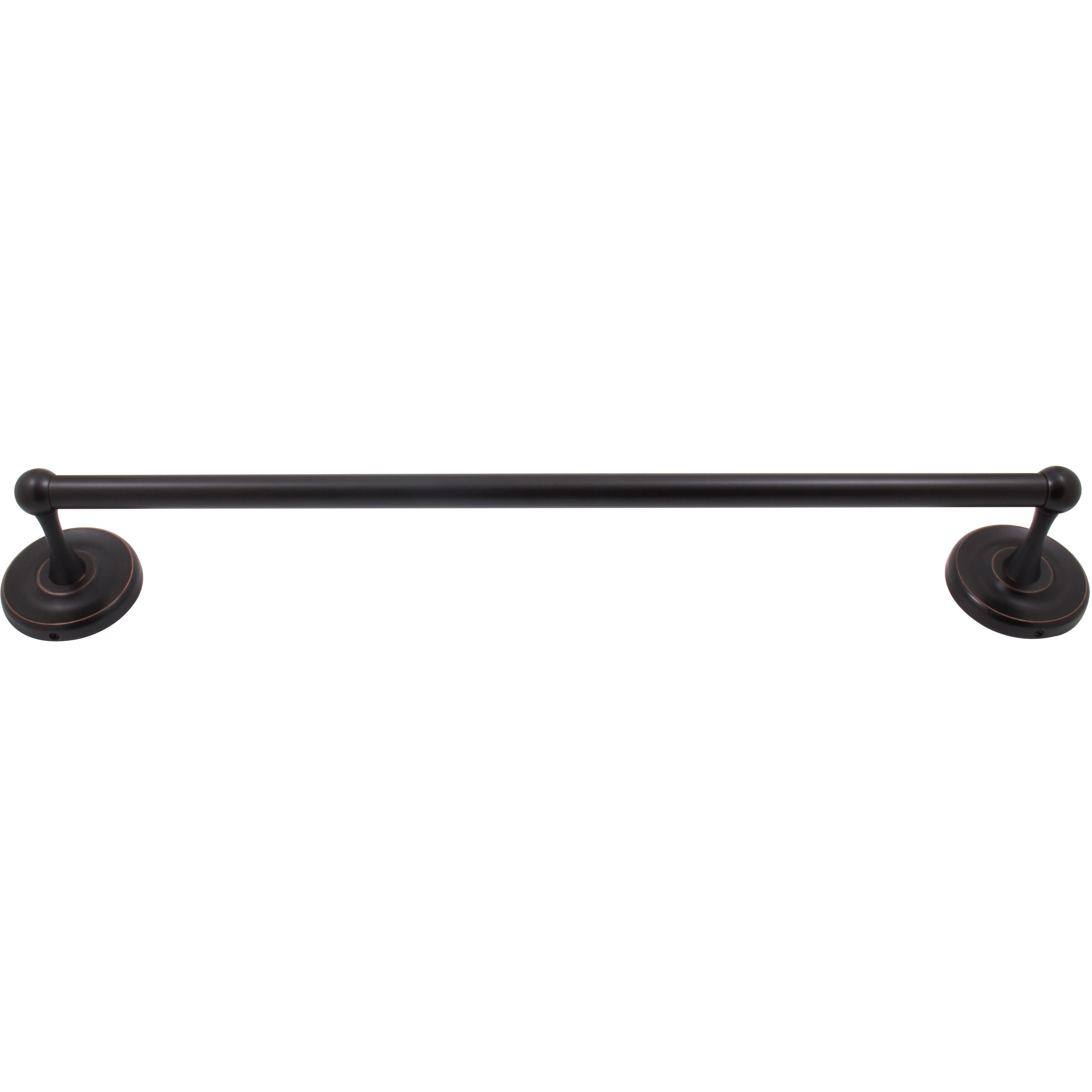 Stone Harbor Hardware Portland Towel Bar, 24 Inches, Vintage Bronze