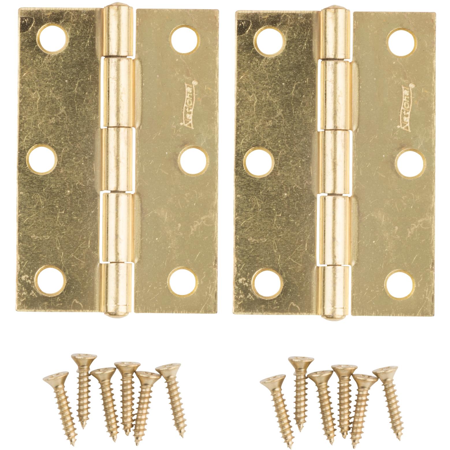 V518 3" Hinge NRP 2/pk - Polished Brass