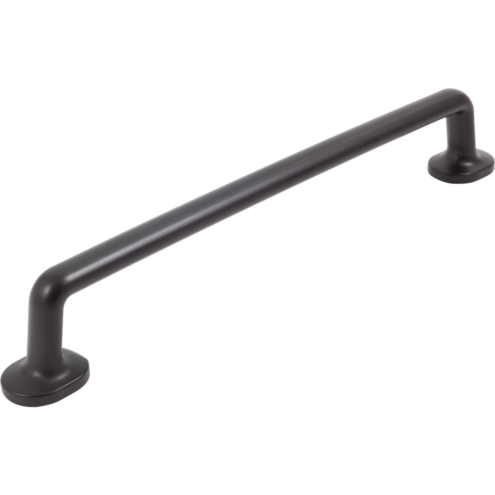 Stone Harbor Hardware Telluride Cabinet Pull, 8 Inches, Matte Black