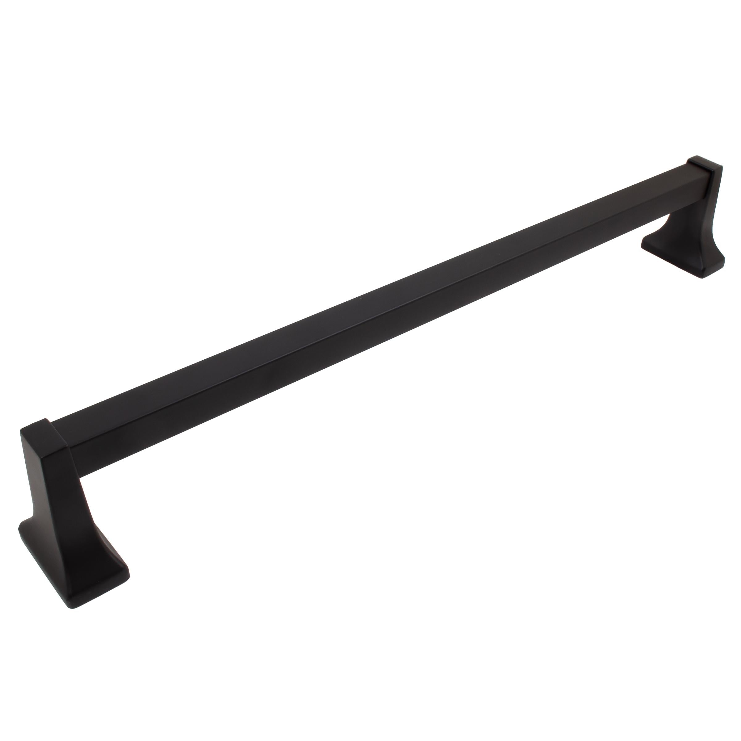 Stone Harbor Hardware Lakewood Towel Bar, 24 Inches, Matte Black
