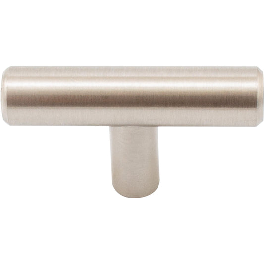 Stone Harbor Hardware Bar Cabinet Pull, 50mm Overall Length, Satin Nickel